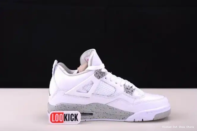 Kick Theory Retro 4 (2021) White Oreo Jordan CT8527-100 0512